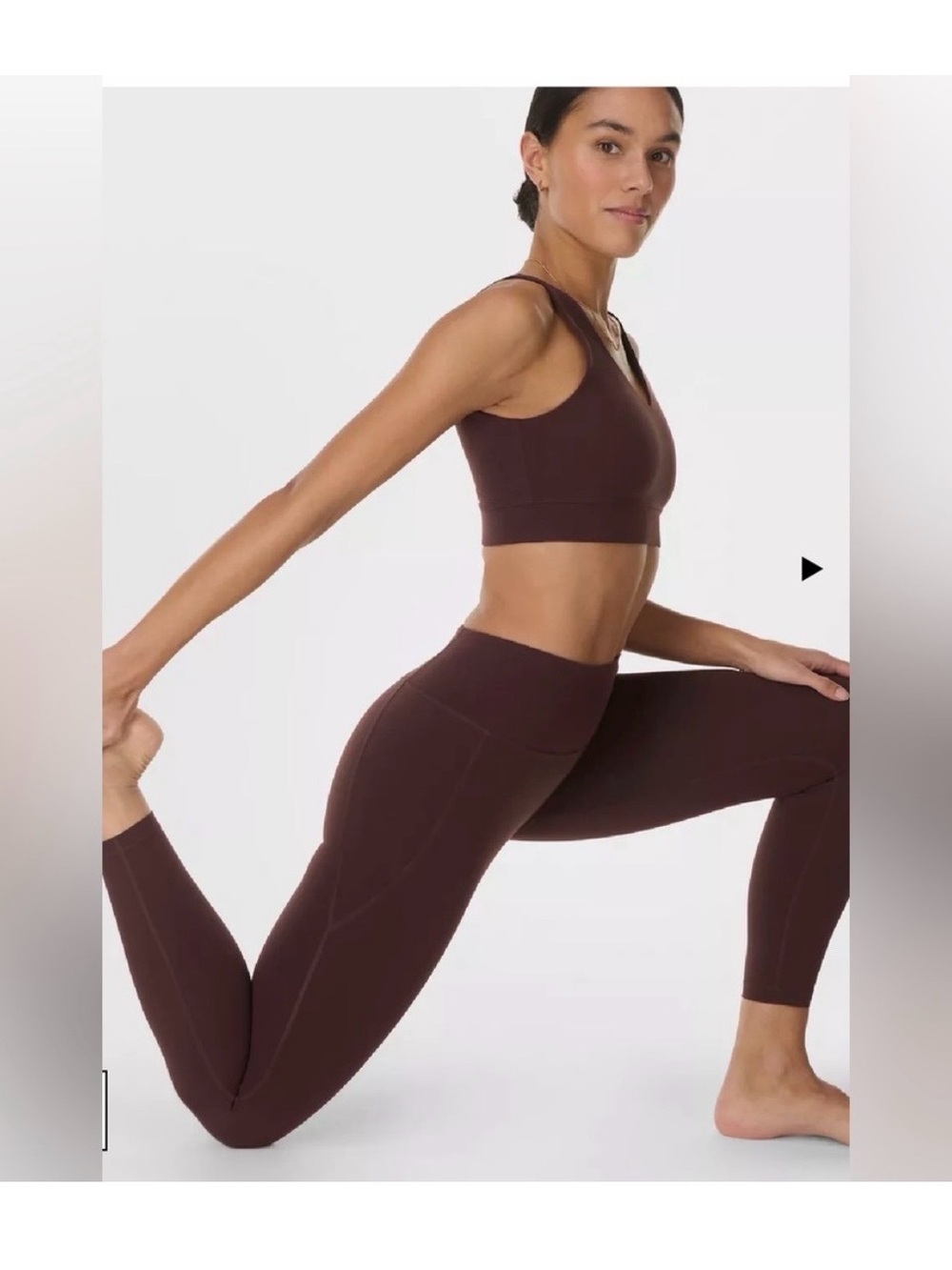 Sweaty Betty Dark Brown Active Leggings - The Power